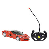 Carrinho De Controle Remoto Ferrari Vermelha Cor Vermelho