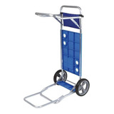 Carrinho De Praia Mor Suporte Caixa Térmica Ref.2499 Cor Azul