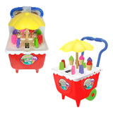 Carrinho De Sorvete 0468 Tilin Cor Sortida Laranja/ Vermelho