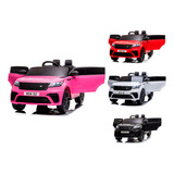 Carrinho Elétrico Mini Carro Land Rover Infantil Velar 12v Cor Rosa Voltagem Do Carregador 110v/220v