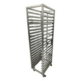 Carrinho Esqueleto 100% Em Aço Inox Açougue