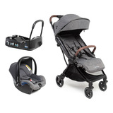 Carrinho Eva³ Com Bebê Conforto E Base Maxi Cosi