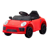 Carrinho Infantil Mini Porsche Elétrico Esporte Vermelha