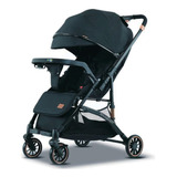 Carrinho Para Bebe Passeio Tipo Berço Yougo Preto Maxi Baby