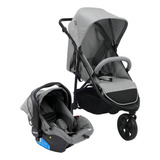 Carrinho Passeio Berço Bebe Travel System + Bebê Conforto