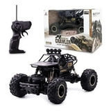 Carrinho Remoto Controle 4ch 4x4 Off Road Truck Cor Preto