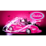 Carrinho Rosa Conversível P/ Boneca Roadster Roma Babies
