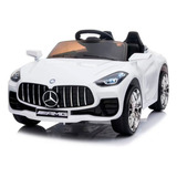 Carro A Bateria Para Crianças Lafuente Imports Br Mercedes Amg 6v Cor Branco 110v/220v