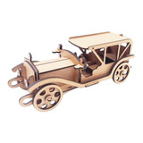 Carro Antigo Ford V8 Quebra Cabeça 3d Mdf Festa Brinquedo