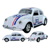 Carro Antigo Fusca Herbie Miniatura De Coleção