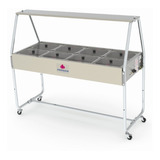 Carro Buffet Térmico Self Service 8 Cubas Prb-08 Prógas 110v