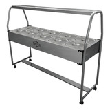 Carro Buffet Termico Spl512 10 Cubas Quentes 220v Spolu