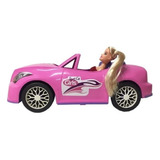 Carro Com Boneca Conversível Rosa Com Boneca Sport Car Girls