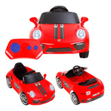 Carro P Criança De Controle Remoto Grande Vermelho Bang Toys