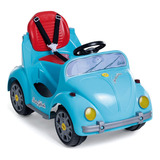 Carro Pedal Passeio Infantil 2 Em 1 Fouks Fusca Original