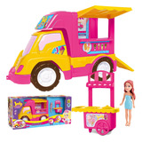 Carro Sorveteria Com Boneca Food Truck Da Judy Carrinho