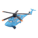 Cars Disney Pixar Dinoco Helicóptero Metal 1:55