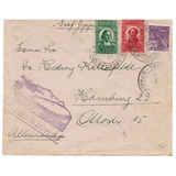 Carta Zeppelin De Santos - Sp P/ Alemanha- 1º Voo 1932 Cz059