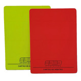 Cartão De Árbitro Juiz, Futebol, Kit 2 Cartões, Com