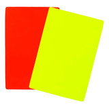 Cartão De Árbitro Juiz De Futebol Amarelo E Vermelho