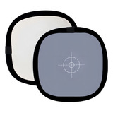 Cartão De Balanço De Branco Portátil 2 Em 1 Cinza E Branco Cbb-001 Sou Foto Ajuste Preciso De Exposição E Cores Para Fotografia E Gravação Compacto Dobrável E Com Bolsa De Transporte