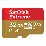 Cartão De Memória 32gb Extreme Sandisk Cartão Microsd