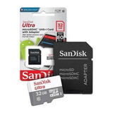 Cartão De Memoria 32gb Sandisk Micro Sd Ultra Classe 10 Orig