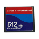 Cartão De Memória Compact Flash Sandisk 512mb Cf