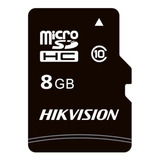 Cartão De Memória Hikvision 8gb Microsd Com Adaptador 23mb/s