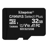 Cartão De Memória Kingston 32g Microsd Classe 10 Camera Tf