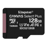 Cartão De Memória Kingston Canvas Sdcs2/128gb Canvas Select Com Adaptador Sd 128gb