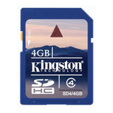 Cartão De Memória Kingston Sd4 4gb