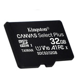 Cartão De Memória Kingston Sdcs2/sp Canvas Select Plus 32gb