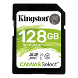 Cartão De Memória Kingston Sds2 Canvas Select 128gb