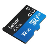 Cartão De Memória Lexar Micro Sdhc 32gb Uhs1 U1 A1 V10