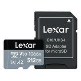 Cartao De Memoria Lexar Professional Silver 512gb Microsdxc