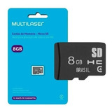 Cartão De Memória Micro Sd 8gb Multilaser Promoção!