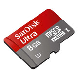 Cartão De Memória Micro Sd 8gb Sandisk Ultra