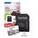 Cartão De Memória Micro Sd Sandisk Ultra Sdsquns-032g De 32g