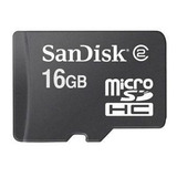Cartão De Memória Micro Sdhc 16gb Sandisk Com Adaptador Sd