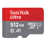 Cartão De Memória Micro Sdxc Sandisk Sdsquac-512g-gn6mn Ultra 512gb 150mb's