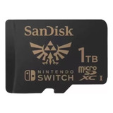 Cartão De Memória Microsdxc Para Nintendo Switch 1tb - Preto