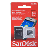 Cartão De Memória Sandisk 64gb