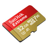 Cartao De Memoria Sandisk Micro Sdhc U3 4k 100mb/s 667x 32gb