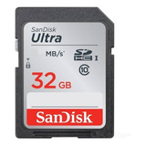 Cartão De Memória Sandisk Sdcard Ultra 32gb 120mbs Fullhd