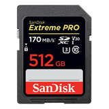 Cartão De Memória Sandisk Sdsdxpa-512g-g46 Extreme Pro 512gb
