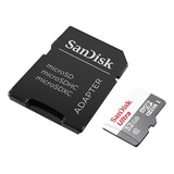 Cartão De Memória Sandisk Sdsqunb-032g-gn3ma Ultra Com Adaptador Sd 32gb
