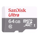 Cartão De Memória Sandisk Sdsqunb-064g-gn3mn Ultra 64gb
