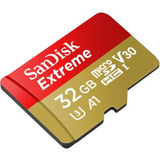 Cartão De Memória Sandisk Sdsqxaf-032g-gn6mn Extreme Sd 32gb