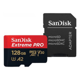 Cartão De Memória Sandisk Sdxc Extreme Pro 128gb 100mb/s